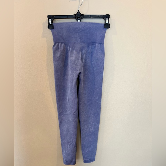 Bo+tee leggings washed blue bootie shaping style workout leggings pants Size XS - Picture 1 of 8